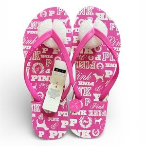VICTORIA’S SECRET PINK FLIP FLOPS SIZE 8